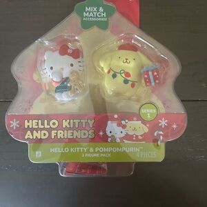 Hello Kitty & Friends Figure Set - Pink and Yellow